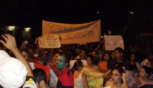 manifestantes receberam apoio da população foto:Manu Campelo/BJ1