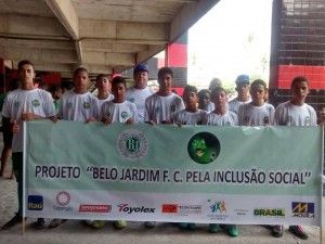 Garotos do projeto Belo jardim F.C. Pela Inclusão Social, participam pela primeira vez do Campeonato Pernambucano Sub-15.