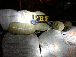 Polícia Rodoviária Federal apreende 42 kg de maconha em Bezerros, PE