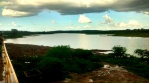 Barragem de Brotas, em Afogados da Ingazeira (Foto: Divulgação/Compesa) 