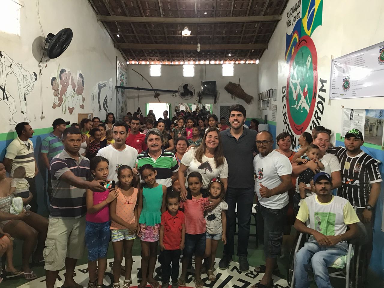 Andréa e Vinícius cumpriram agendas em comunidades rurais e associação de capoeira