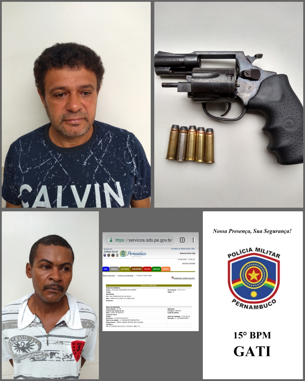 Homem com mandado de prisão por homicídio foi preso em Belo Jardim