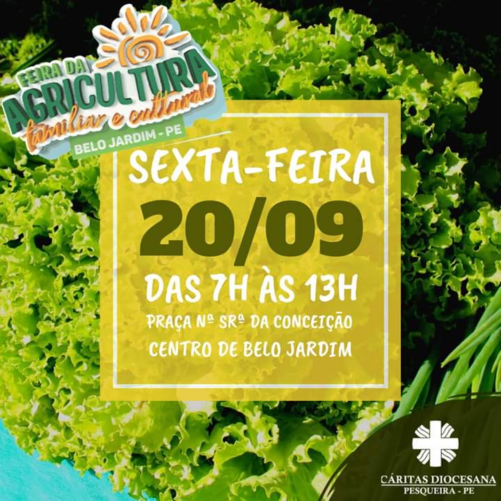 Feira da Agricultura Familiar e Cultural de Belo Jardim acontece nesta sexta (20)