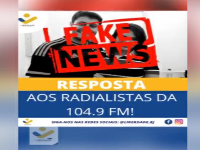 Veja: ONG Liberdade rebate acusações de radialistas ligadas ao ex-prefeito cassado e condenado