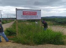 Justiça embarga obras do loteamento de Hélio dos Terrenos em Belo Jardim