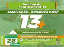 Adolescentes de 13 anos, sem comorbidades, podem se vacinar em Belo Jardim