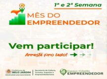 Mês do Empreendedor em Belo Jardim terá programação sobre gestão, inovação e estratégias para negócios