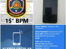 Jovem é preso com celular roubado em Tacaimbó