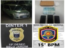 PM prende quatro traficantes durante entrega de drogas em São Bento do Una