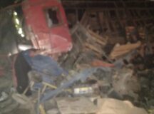 Homem morreu após capotar caminhão em Garanhuns — Foto: Reprodução/WhatsApp