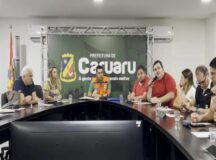 Reunião do Comitê de Crise após chuvas registradas em Caruaru — Foto: Divulgação/Prefeitura de Caruaru