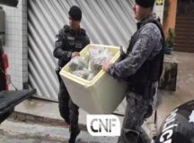 Mulher é detida com cerca de 14 kg de maconha em Caruaru — Foto: Caruaru no Face