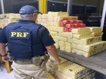 Carga de 900 Kg de queijo sem refrigeração e sem nota fiscal é apreendida pela PRF em Garanhuns — Foto: PRF