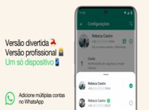 WhatsApp permite mais de uma conta conectada ao mesmo tempo. - WhatsApp.