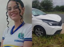 Adolescente morreu após ser atropelada no na BR-423 — Foto: Divulgação/PRF